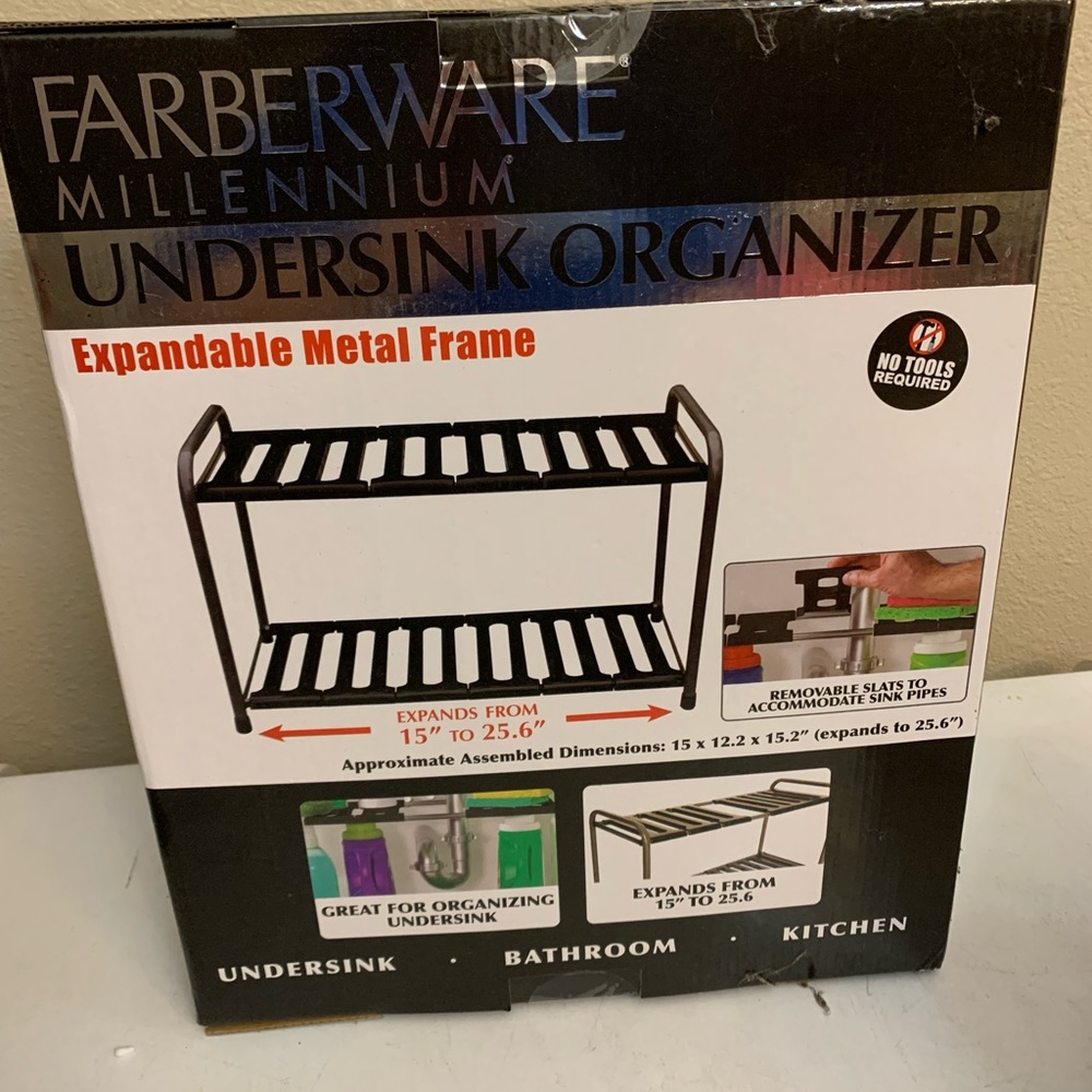 Under the sink shelf